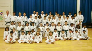 Sensei Shahinaz Pelter, Sensei Patrick Pelter & Grading Examiner Sensei Dobson with members of Bromley & South East London JKA Karate Club, Many thanks to Sensi Dobson for a Great training Session & a Successful Grading! MANY CONGRATULATION & WELL DONE to all those who graded!!!