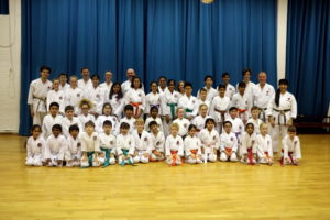 (Click to Enlarge) Sensei Shahinaz Pelter, Sensei Patrick Pelter & Grading Examiner Sensei Dobson with members of Bromley & South East London JKA Karate Club, MANY CONGRATULATION to all those who graded!!! WELL DONE!!!