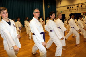 Members of Bromley & South East London JKA Karate Club Special Sessions with Guest Instrcor Sensei Adel (6th Dan) Member of the JKA England Technical Committee, March 2019.
