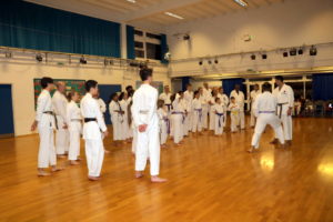 Members of Bromley & South East London JKA Karate Club Special Sessions with Guest Instructor Sensei Adel (6th Dan) Member of the JKA England Technical Committee, March 2019.