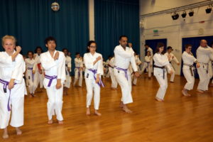Members of Bromley & South East London JKA Karate Club Special Sessions with Guest Instructor Sensei Adel (6th Dan) Member of the JKA England Technical Committee, March 2019