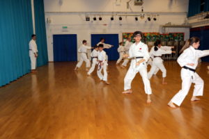 Members of Bromley & South East London JKA Karate Club Special Sessions with Guest Instructor Sensei Adel (6th Dan) Member of the JKA England Technical Committee, March 2019