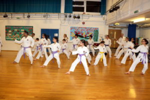 Members of Bromley & South East London JKA Karate ClubSpecial Sessions with Guest Instrcor Sensei Adel (6th Dan) Member of the JKA England Technical Committee, March 2019.
