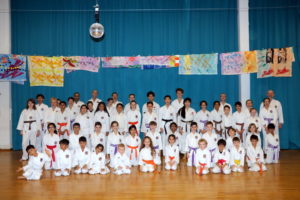 (Click to Enlarge) Members of the Club gatherd to congratulate Xin's well deserved Black Belt Success!!! Congratulations Xin!!!
