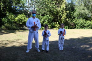 Bromley & South East London JKA Karate Club Very Successful ''COVID 19 Lockdown'' Grading at an Open Air Venu in Petts Wood,on Thursday 30th July 2020.