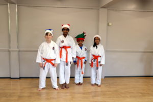 Bromley & South East London JKA Karate Clu Christmas Hat Training Class 2019!