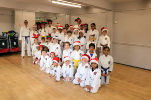 Bromley & South East London JKA Karate Clu Christmas Hat Training Class 2019!