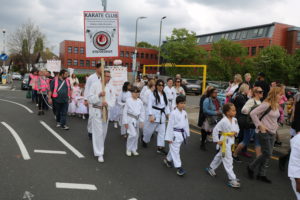 Bromley & South East London JKA Karate Club Participation in Petts Wood May Fayre Parade, May 2022!!! 