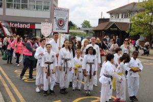 Bromley & South East London JKA Karate Club Participation in Petts Wood May Fayre Parade, May 2022!!! 