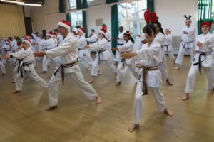 Bromley & South East London JKA Karate Club Christmas Hat Training Sessions, 2022!